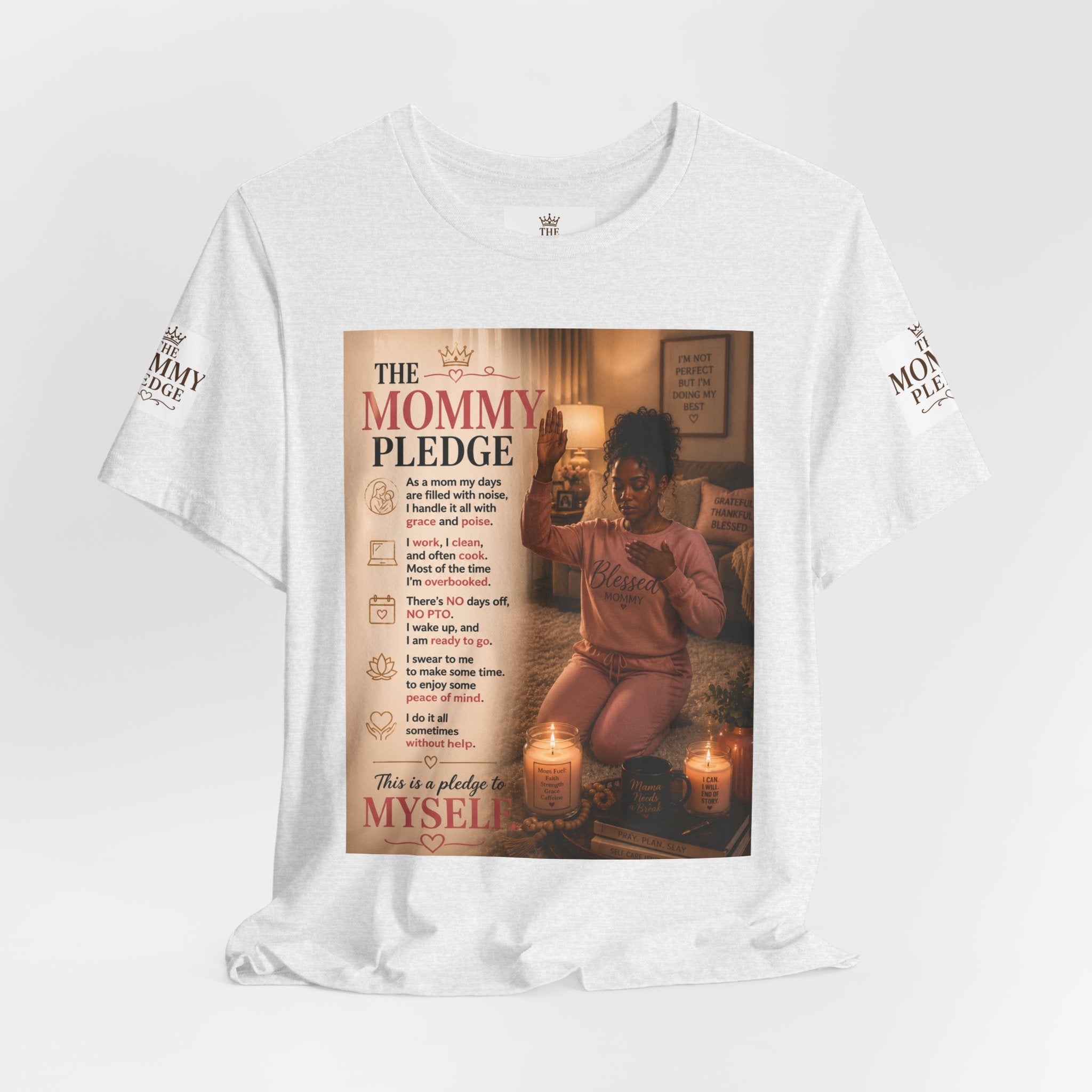 The Mommy Pledge Tee — "This Mom Pledged" Inspirational Mom Shirt