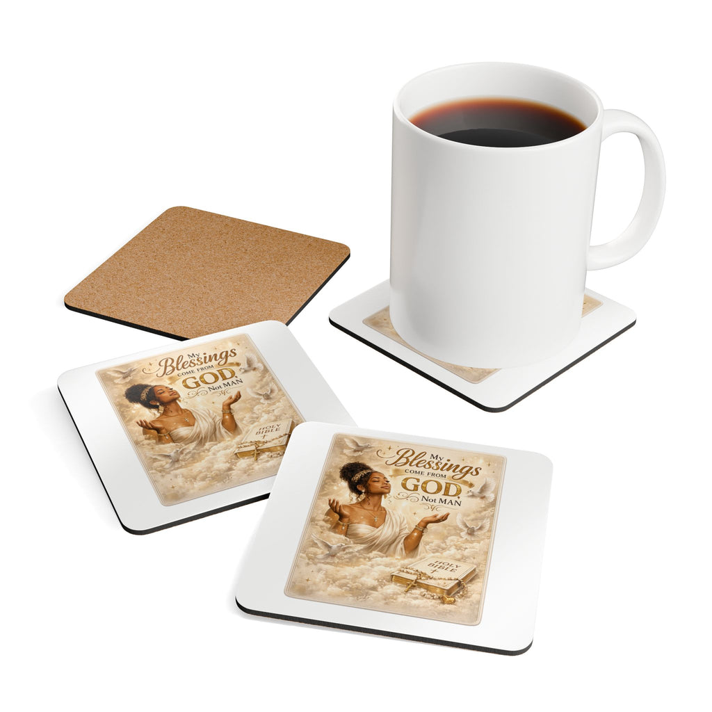 Corkwood Coaster Set