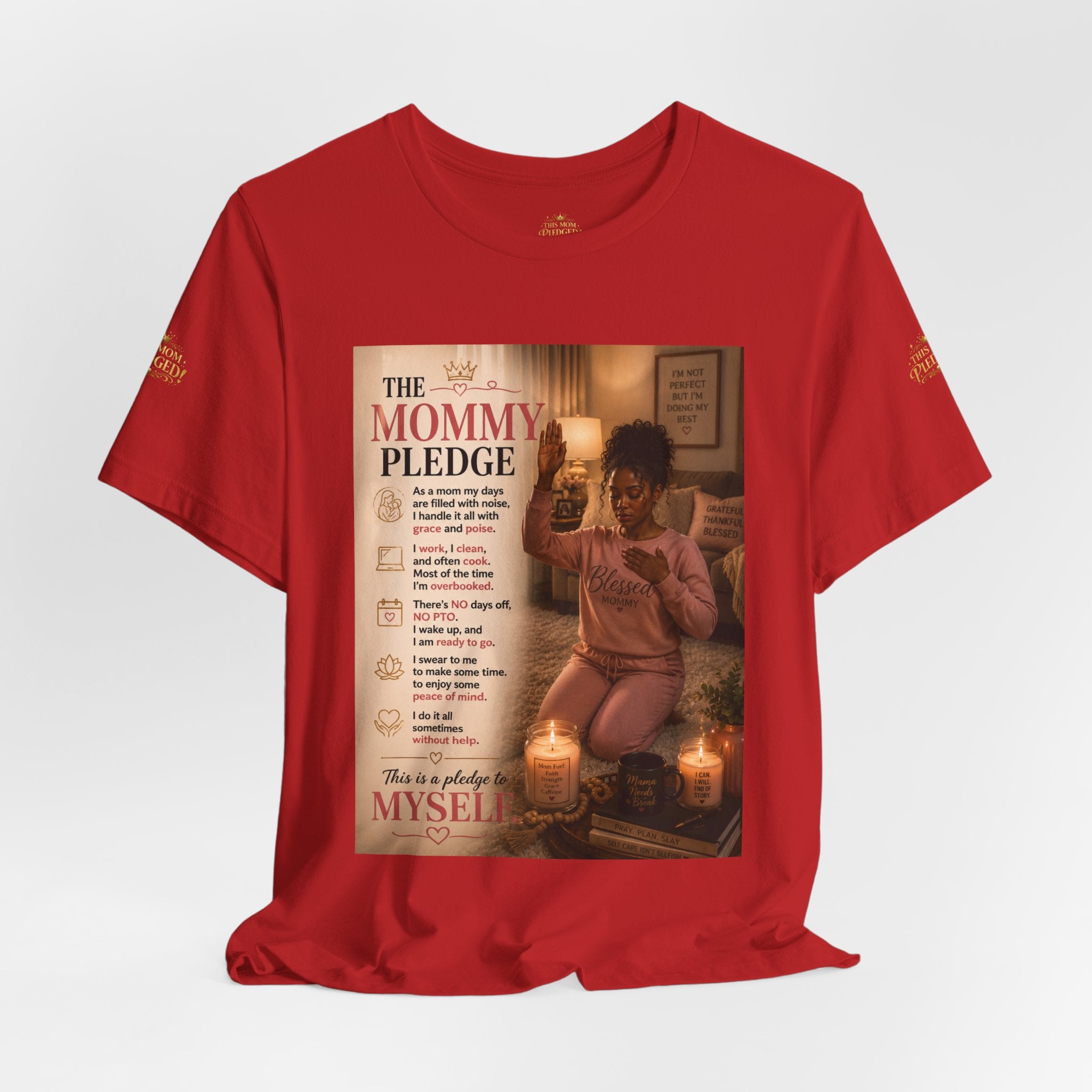 Mommy Pledge T-Shirt - "The Mommy Pledge" Funny Mom Vow Tee