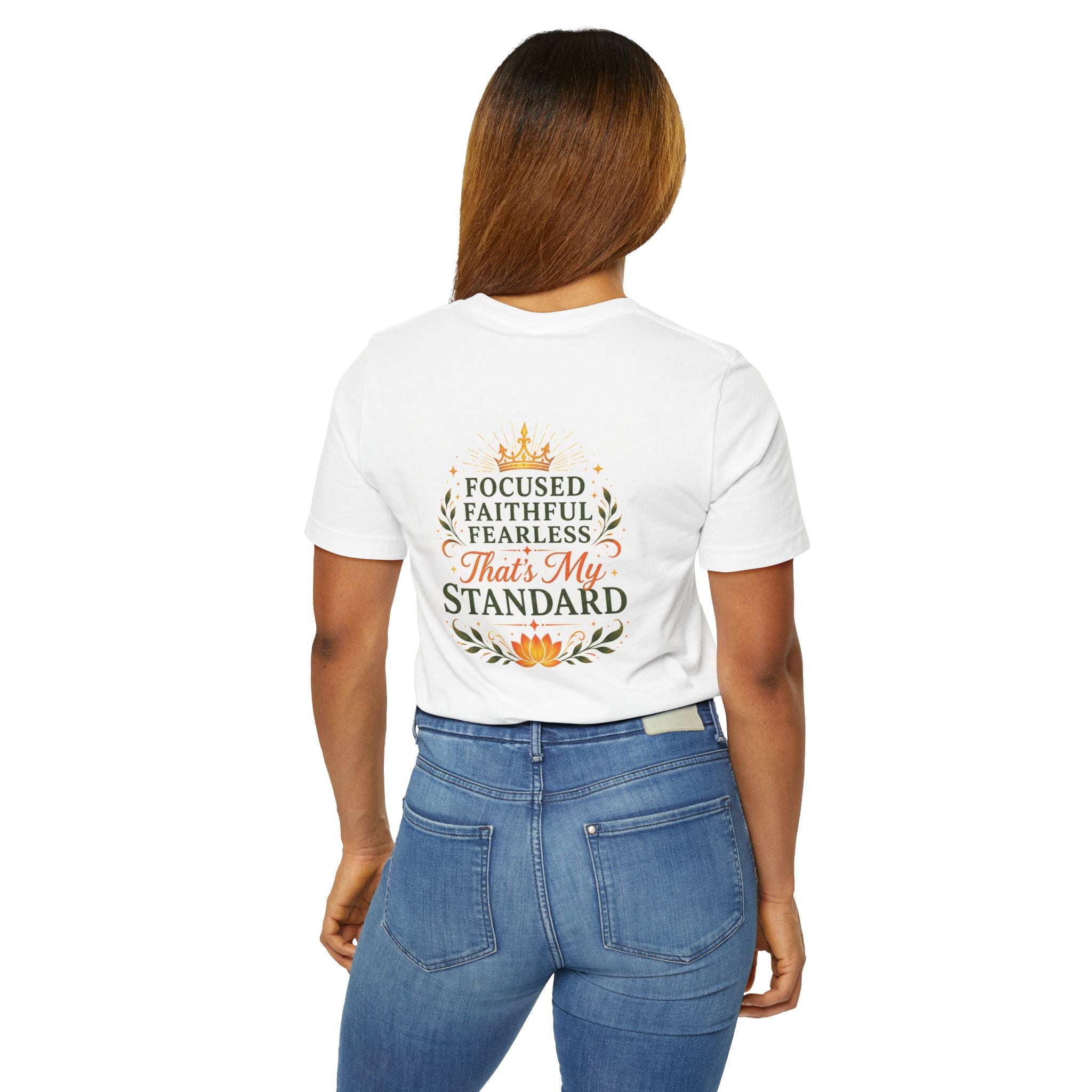 Inspirational Empowerment T-Shirt — "Growing in Silence, Glowing in Peace, Winning Boldly"