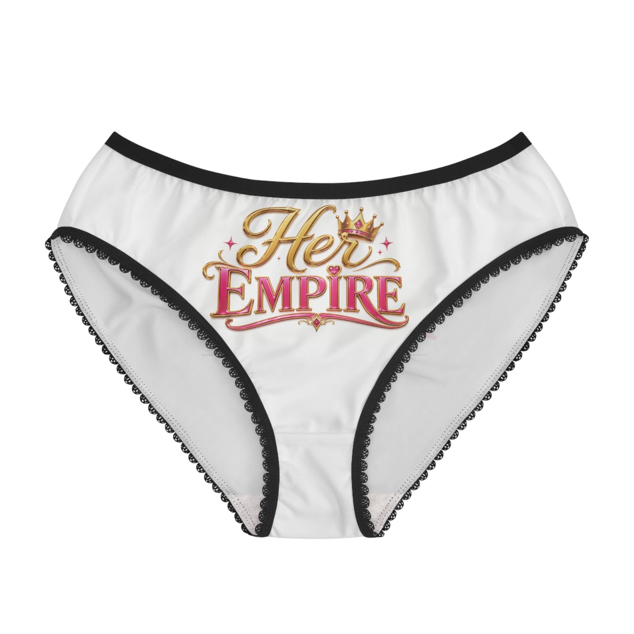 Her Empire Briefs — 'Built Different. Lead Different.' Women's Printed Underwear